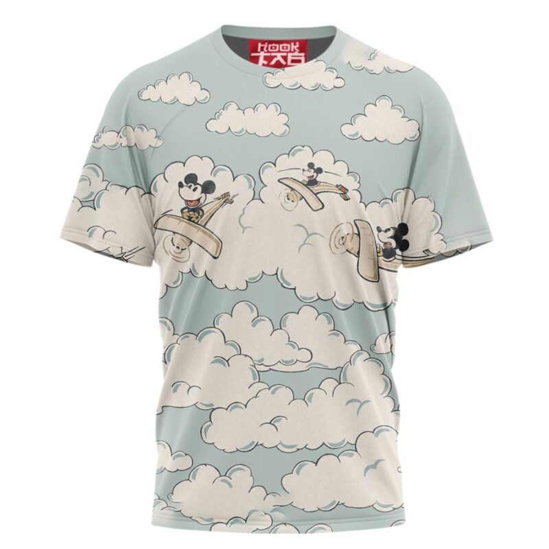 Sanderson Wandbild Mickey in the Clouds T Shirt