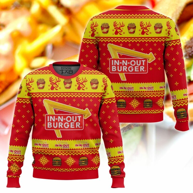 In-N-Out Burger Ugly Sweater