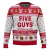 Five Guys Ugly Sweater