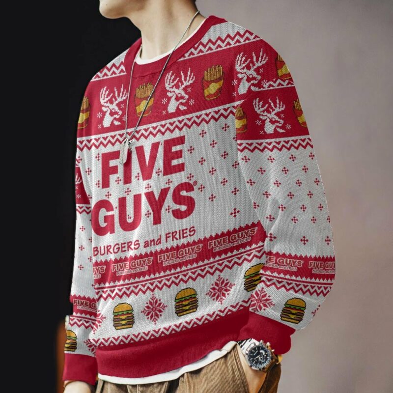 Five Guys Ugly Sweater