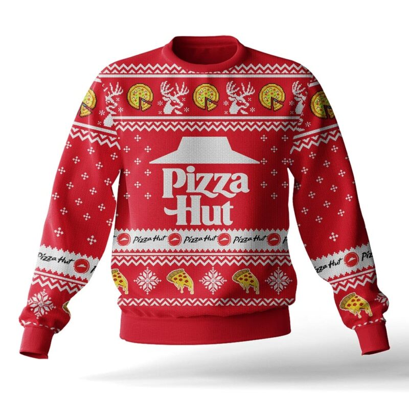 Pizza Hut Ugly Sweater