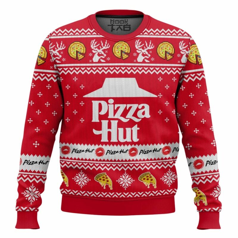 Pizza Hut Ugly Sweater