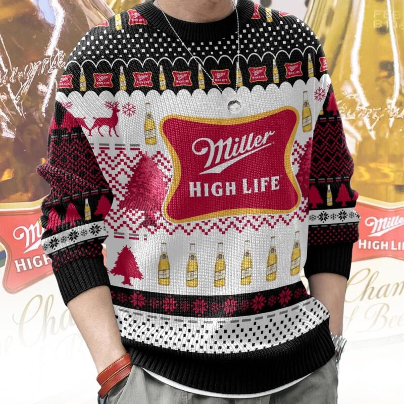 Miller High Life Ugly Sweater