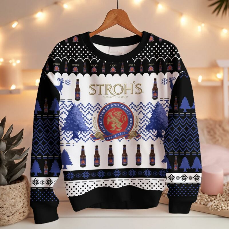 Stroh's Ugly Sweater