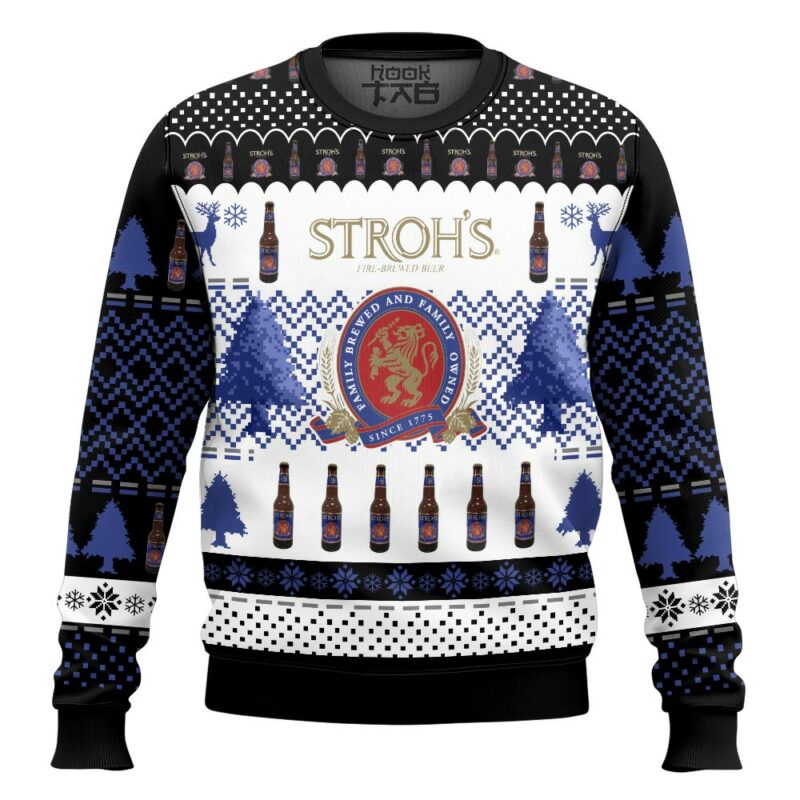 Stroh's Ugly Sweater