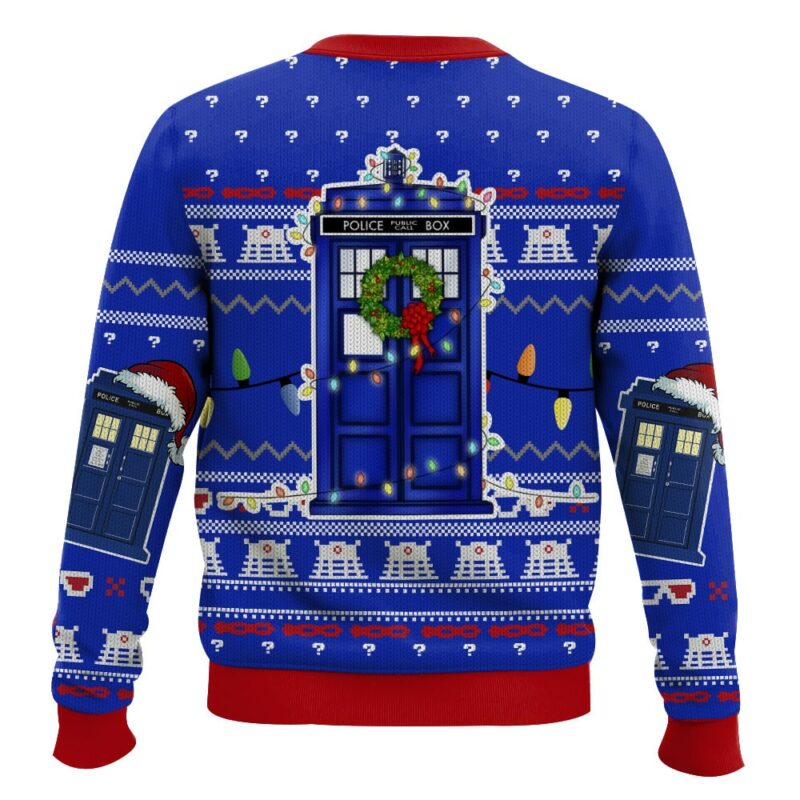 Doctor Who Tardis Ugly Sweater