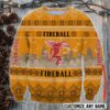 Personalized Fireball Ugly Sweater