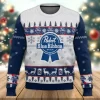 Pabst Blue Ribbon Beer Ugly Sweater