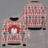 Pennywise We All Float Down Here Christmas Ugly Sweater