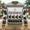 Guiness Beer Alcohol Brand Drinking Gift Christmas Ugly Sweater