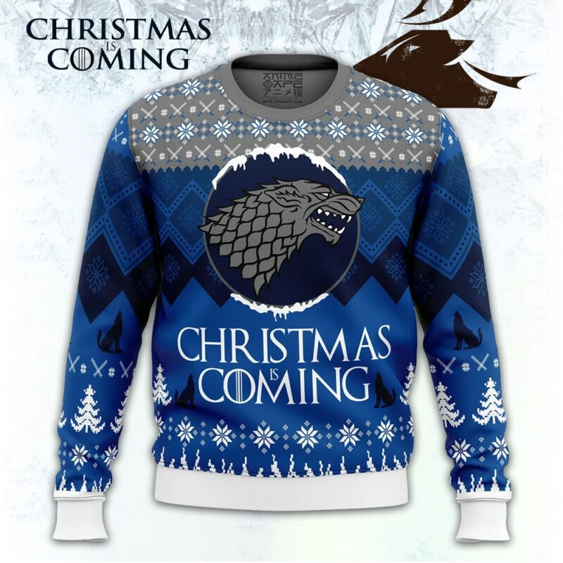 Game of Thrones Christmas is Coming Ugly Christmas Sweater