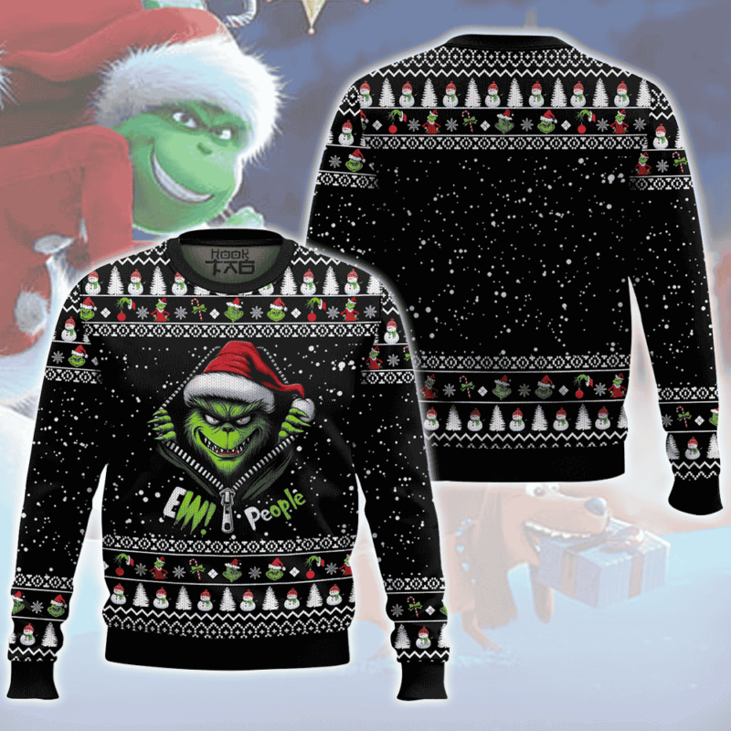 Grinch Ew People Ugly Sweater