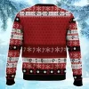 Horror Guys Slashin Through The Snow Christmas Ugly Christmas Sweater