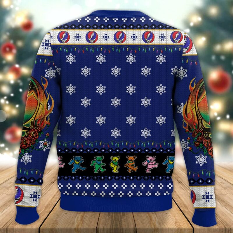 Jerry Garcia Grateful Dead Ugly Christmas Sweater