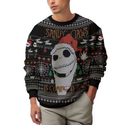 Jack Skellington Christmas Ugly Sweater