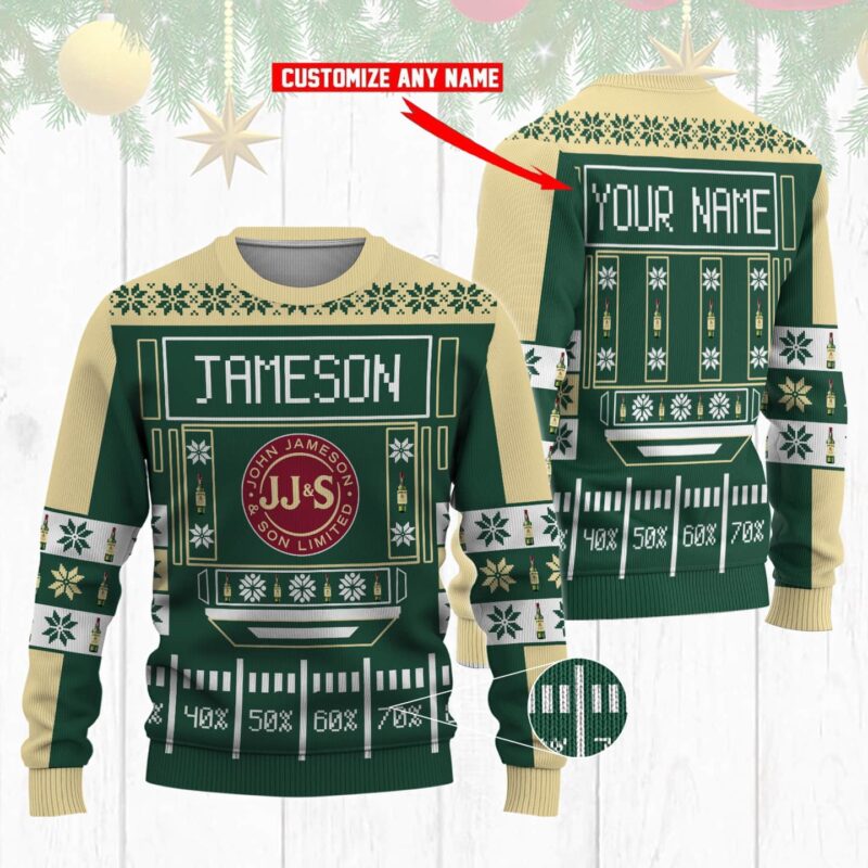 Personalized Jameson Ugly Sweater