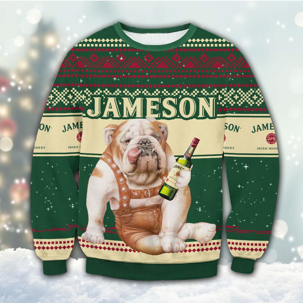 Jameson Bulldog Ugly Sweater