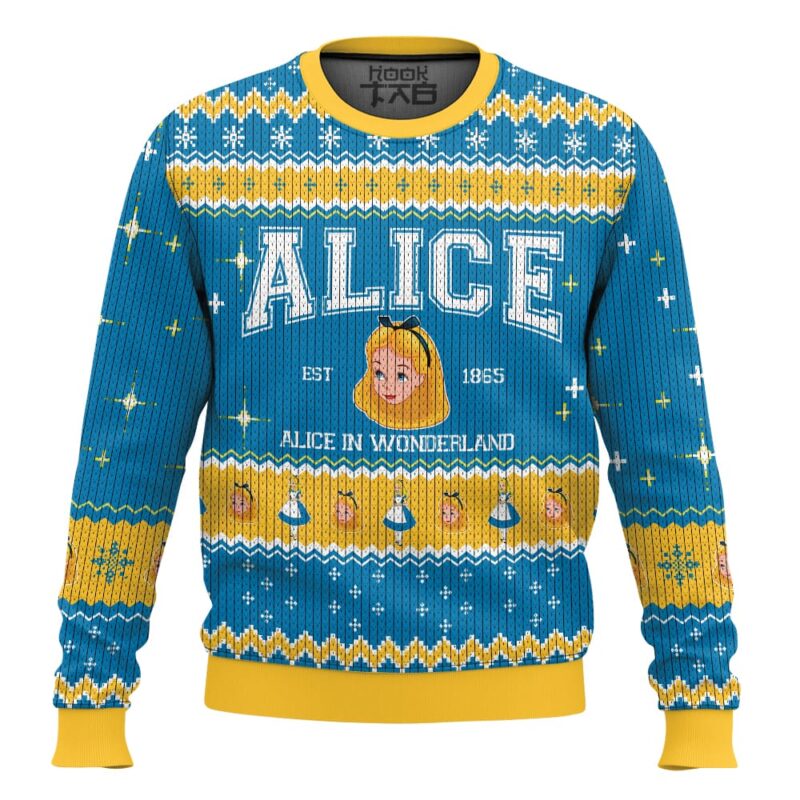 Alice in Wonderland Ugly Sweater