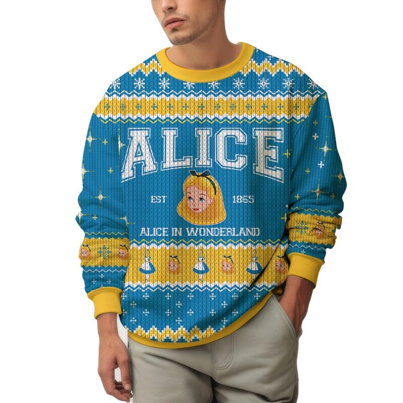 Alice in Wonderland Ugly Sweater