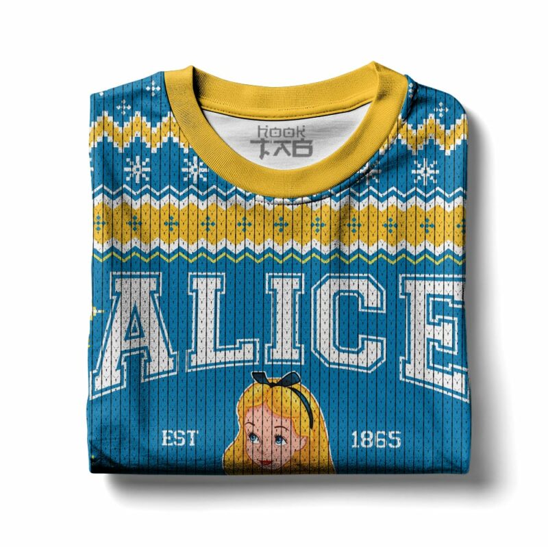 Alice in Wonderland Ugly Sweater