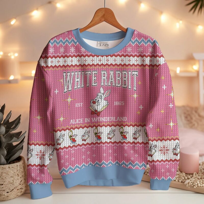 Alice in Wonderland Ugly Sweater