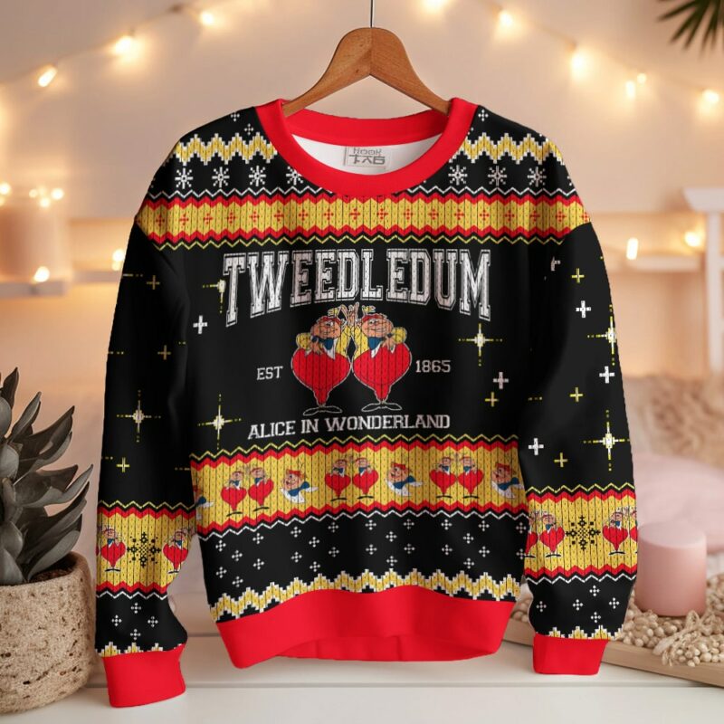 Alice in Wonderland Ugly Sweater