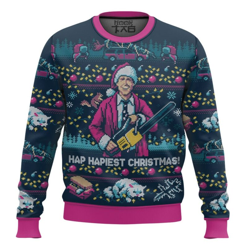 Hap Hapiest Christmas - National Lampoon's Christmas Vacation Ugly Sweater