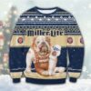 Miller Lite Bulldog Ugly Sweater