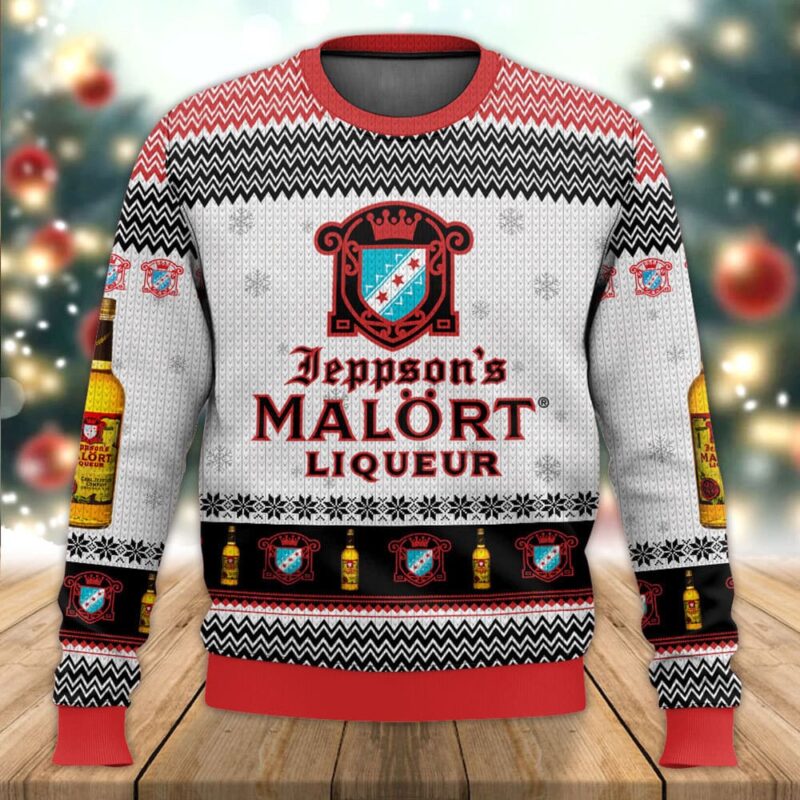 Malort Christmas Gift Ugly Sweater