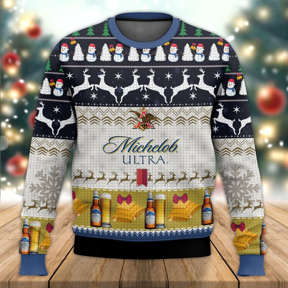 Michelob Ultra Ugly Sweater