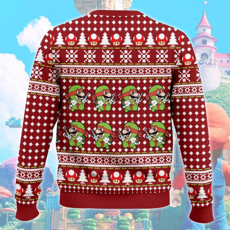 Super Raph Bro Mario Ugly Sweater