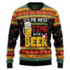 The Most Wonderful Time For A Beer Ugly Christmas Sweater