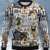 Men’s Fun Christmas SMILING Ugly Christmas Sweater