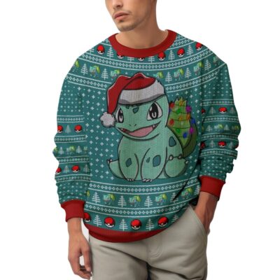 Pokemon Bulbasaur Christmas Ugly Sweater