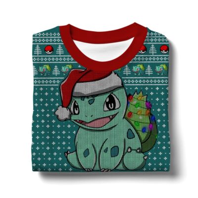 Pokemon Bulbasaur Christmas Ugly Sweater