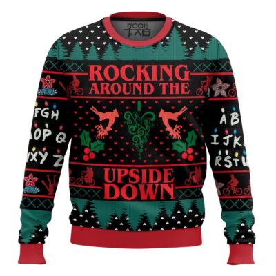 Rocking Around the Upside Down Stranger Things Ugly Sweater