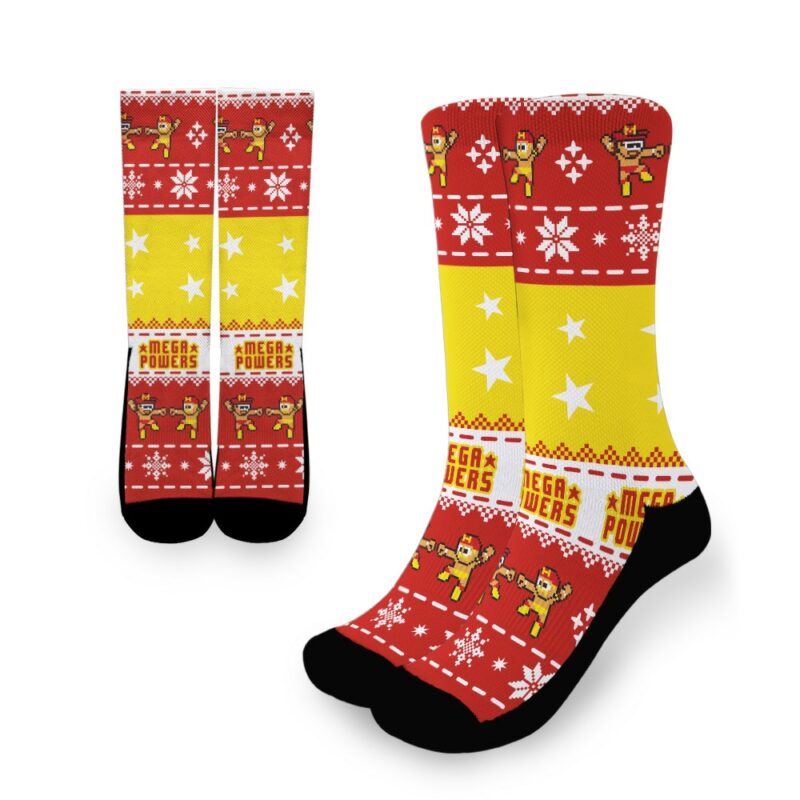 Mega Powers Macho Man and Hulk Hogan 3D Socks