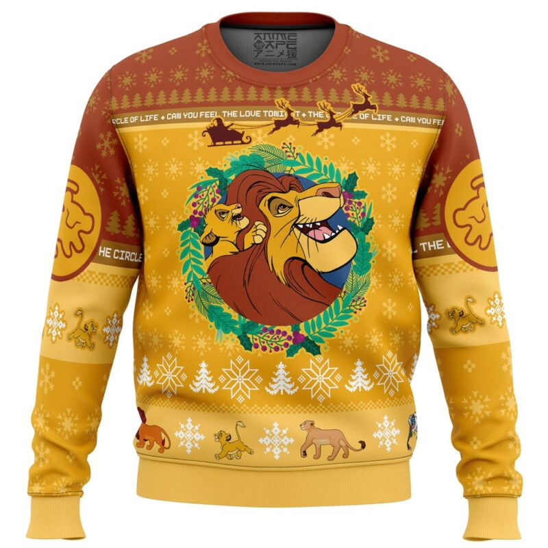 Christmas The Lion King Disney Ugly Christmas Sweater