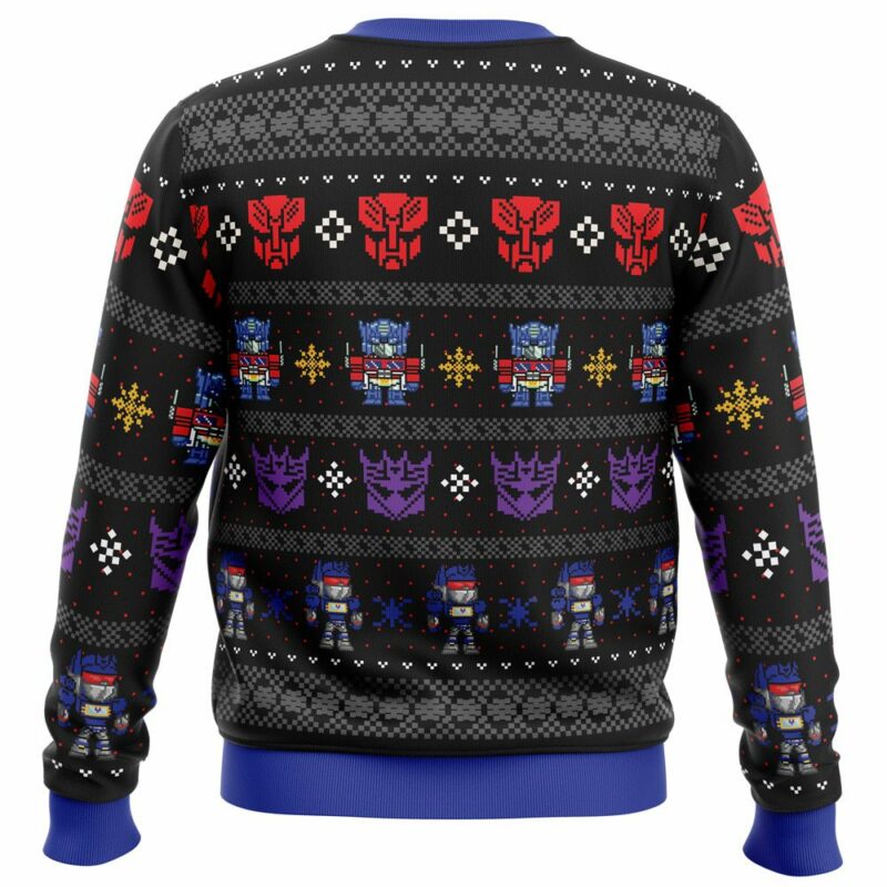 Xmas in Disguise Transformers Ugly Christmas Sweater