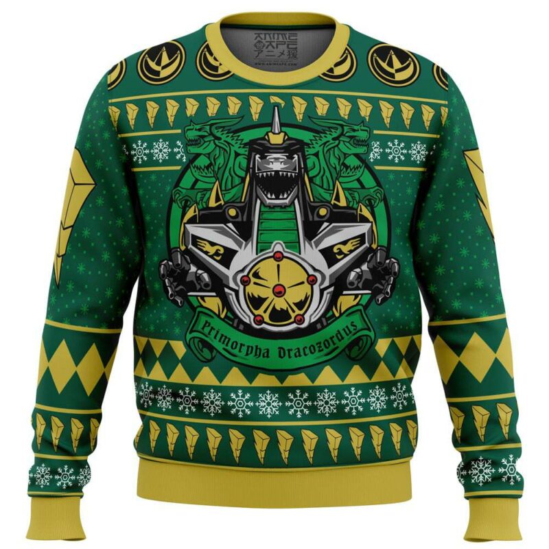 Dragonzord Power Rangers Ugly Christmas Sweater