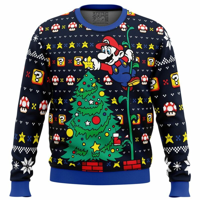 It’s a Tree Super Mario Bros. Xmas Ugly Christmas Sweater Christmas Gift For Men And Women