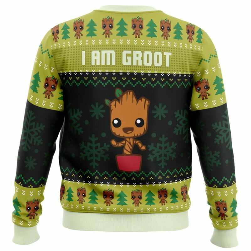 I am Grootmas Guardians of the Galaxy Marvel Ugly Christmas Sweater