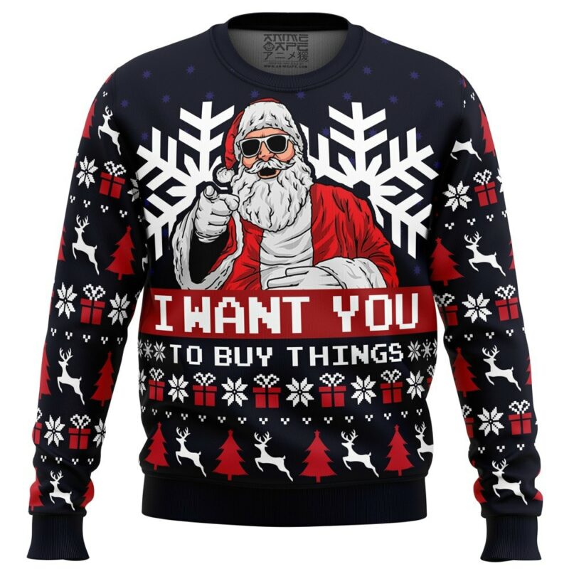 Uncle Santa Claus Ugly Christmas Sweater