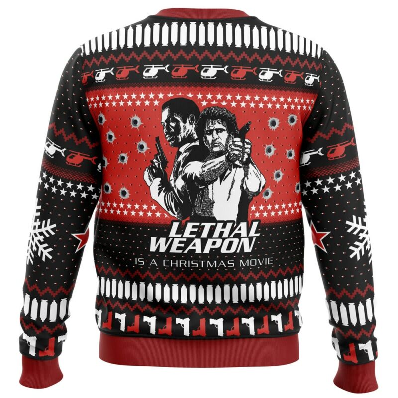 Lethal Weapon Is a Christmas Movie Ugly Christmas Sweater