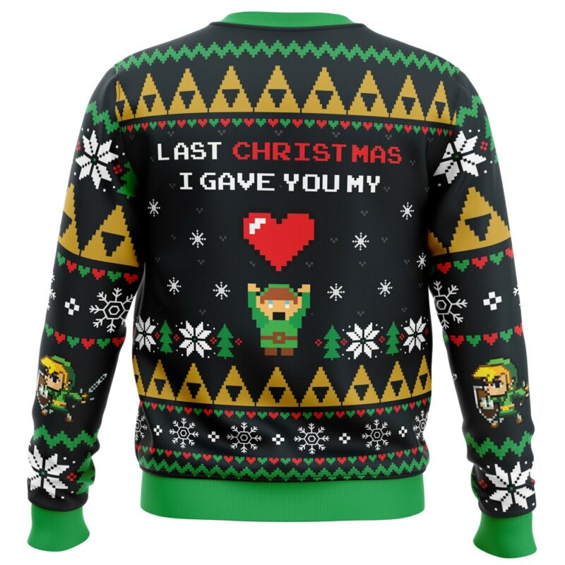 Link To My Heart Legend of Zelda Ugly Christmas Sweater