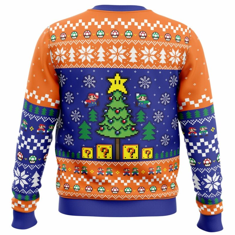 Super Bros Christmas Super Mario Bros. Ugly Christmas Sweater