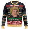 Sandwiches for Santa Bad Santa Ugly Christmas Sweater