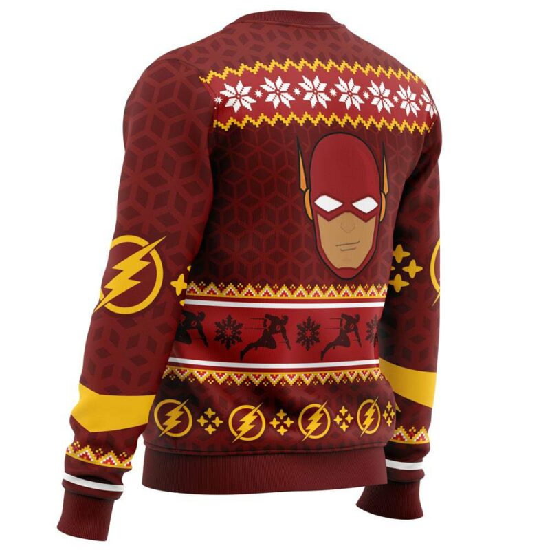 Fast Christmas The Flash DC Comics Ugly Christmas Sweater