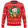 Donald Duck Christmas Head Ugly Christmas Sweater