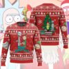 Rick And Morty Merry Swiftmas Ugly Sweater